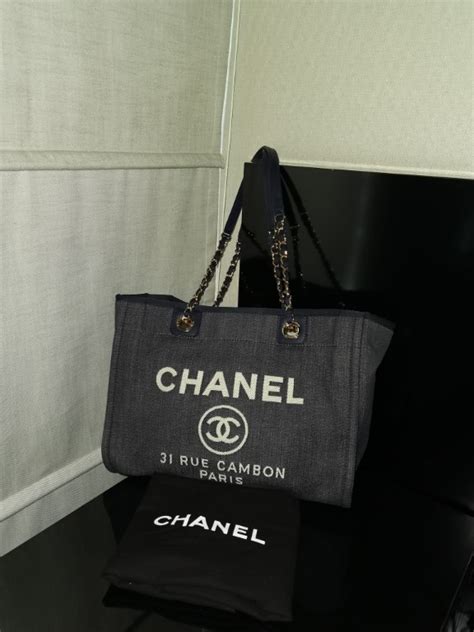 chanel rue cambon bag blue|Chanel 31 large shopping bag.